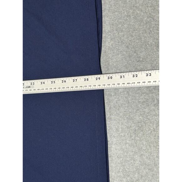 Nike Golf Polo Shirt Mens Xl Navy Blue Stretch Breathable Short Sleeve - Picture 4 of 8